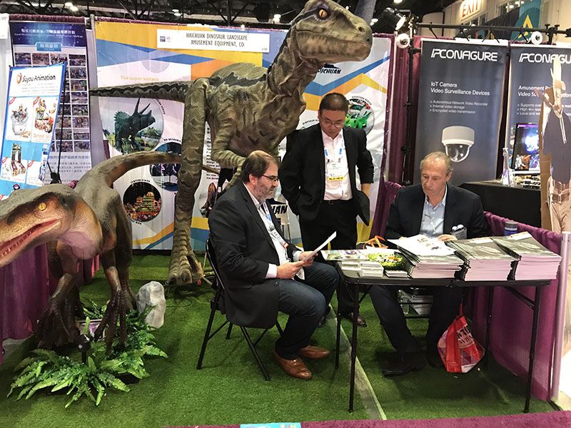 海川恐龙景观将于2018年11月参加IAAPA奥兰多